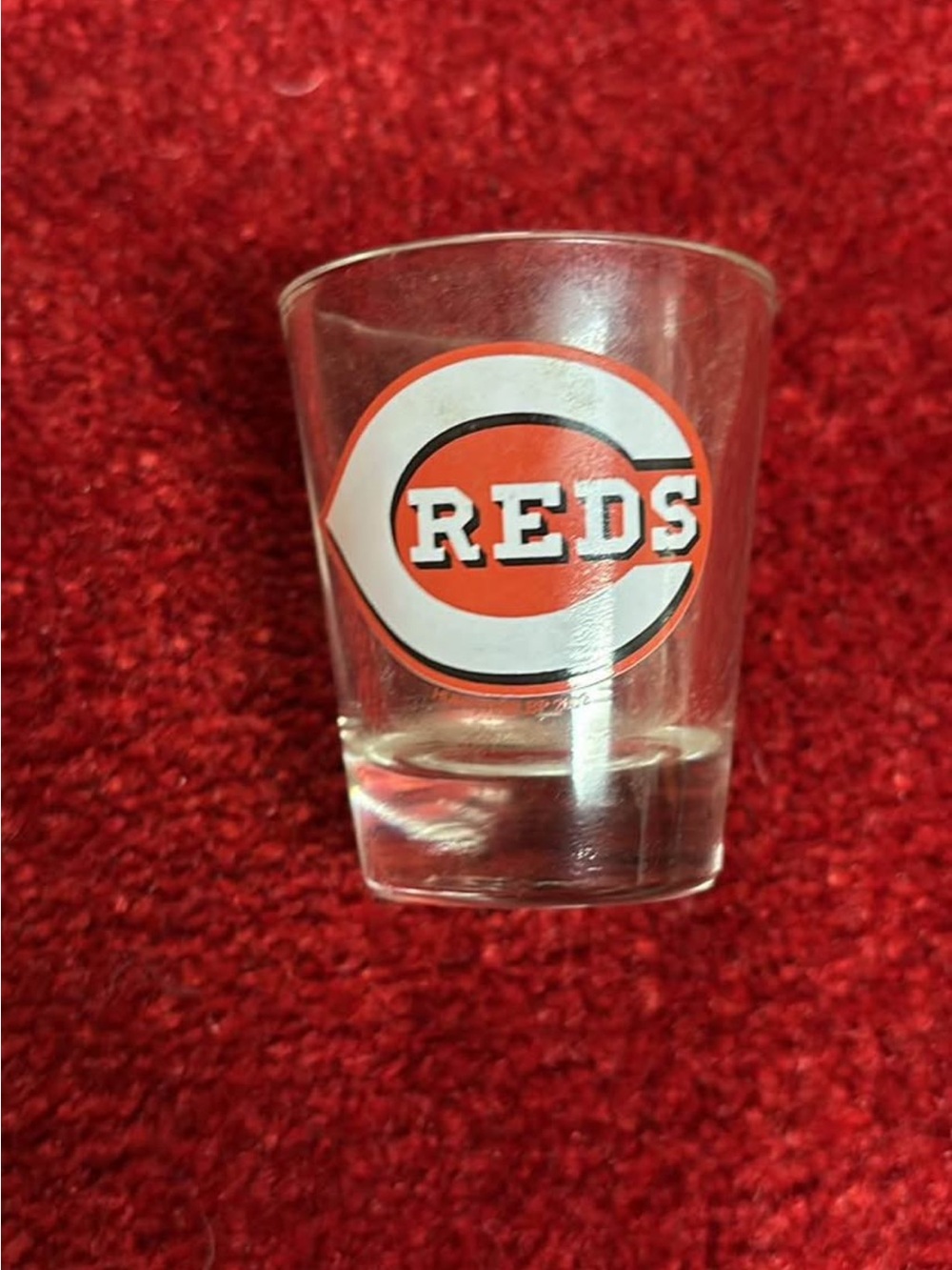 Cincinnati reds Branded Red Shot Glass